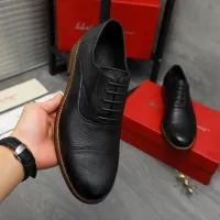 Cheap Salvatore Ferragamo Leather Shoes For Men #1399162 Replica Wholesale [$125.00 USD] [ITEM#1399162] on Replica Salvatore Ferragamo Leather Shoes