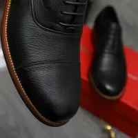 Cheap Salvatore Ferragamo Leather Shoes For Men #1399162 Replica Wholesale [$125.00 USD] [ITEM#1399162] on Replica Salvatore Ferragamo Leather Shoes
