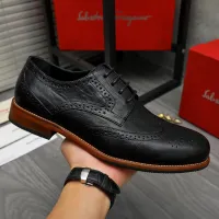 Cheap Salvatore Ferragamo Leather Shoes For Men #1399168 Replica Wholesale [$125.00 USD] [ITEM#1399168] on Replica Salvatore Ferragamo Leather Shoes