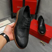 Cheap Salvatore Ferragamo Leather Shoes For Men #1399168 Replica Wholesale [$125.00 USD] [ITEM#1399168] on Replica Salvatore Ferragamo Leather Shoes