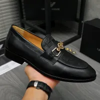 Cheap Armani Leather Shoes For Men #1399176 Replica Wholesale [$85.00 USD] [ITEM#1399176] on Replica Armani Leather Shoes