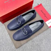 Cheap Salvatore Ferragamo Leather Shoes For Men #1399265 Replica Wholesale [$82.00 USD] [ITEM#1399265] on Replica Salvatore Ferragamo Leather Shoes