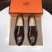Cheap Hermes Leather Shoes For Men #1399386 Replica Wholesale [$100.00 USD] [ITEM#1399386] on Replica Hermes Leather Shoes