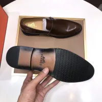 Cheap Hermes Leather Shoes For Men #1399386 Replica Wholesale [$100.00 USD] [ITEM#1399386] on Replica Hermes Leather Shoes
