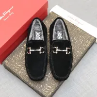 Cheap Salvatore Ferragamo Leather Shoes For Men #1399437 Replica Wholesale [$98.00 USD] [ITEM#1399437] on Replica Salvatore Ferragamo Leather Shoes