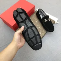 Cheap Salvatore Ferragamo Leather Shoes For Men #1399437 Replica Wholesale [$98.00 USD] [ITEM#1399437] on Replica Salvatore Ferragamo Leather Shoes