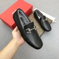 Cheap Salvatore Ferragamo Leather Shoes For Men #1399438 Replica Wholesale [$98.00 USD] [ITEM#1399438] on Replica Salvatore Ferragamo Leather Shoes