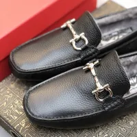 Cheap Salvatore Ferragamo Leather Shoes For Men #1399438 Replica Wholesale [$98.00 USD] [ITEM#1399438] on Replica Salvatore Ferragamo Leather Shoes