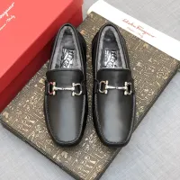 Cheap Salvatore Ferragamo Leather Shoes For Men #1399439 Replica Wholesale [$98.00 USD] [ITEM#1399439] on Replica Salvatore Ferragamo Leather Shoes