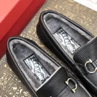 Cheap Salvatore Ferragamo Leather Shoes For Men #1399440 Replica Wholesale [$98.00 USD] [ITEM#1399440] on Replica Salvatore Ferragamo Leather Shoes