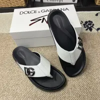 Cheap Dolce &amp; Gabbana D&amp;G Slippers For Men #1399453 Replica Wholesale [$60.00 USD] [ITEM#1399453] on Replica Dolce &amp; Gabbana D&amp;G Slippers