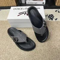 Cheap Dolce &amp; Gabbana D&amp;G Slippers For Men #1399457 Replica Wholesale [$60.00 USD] [ITEM#1399457] on Replica Dolce &amp; Gabbana D&amp;G Slippers