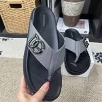 Cheap Dolce &amp; Gabbana D&amp;G Slippers For Men #1399457 Replica Wholesale [$60.00 USD] [ITEM#1399457] on Replica Dolce &amp; Gabbana D&amp;G Slippers