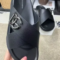 Cheap Dolce &amp; Gabbana D&amp;G Slippers For Men #1399475 Replica Wholesale [$60.00 USD] [ITEM#1399475] on Replica Dolce &amp; Gabbana D&amp;G Slippers