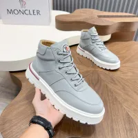 Cheap Moncler High Tops Shoes For Men #1399544 Replica Wholesale [$150.00 USD] [ITEM#1399544] on Replica Moncler High Tops Shoes