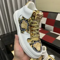Cheap Versace High Tops Shoes For Men #1399592 Replica Wholesale [$82.00 USD] [ITEM#1399592] on Replica Versace High Tops Shoes