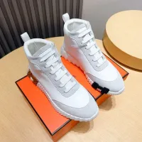 Cheap Hermes High Tops Shoes For Men #1399608 Replica Wholesale [$80.00 USD] [ITEM#1399608] on Replica Hermes High Tops Shoes