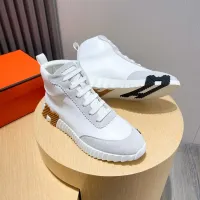 Cheap Hermes High Tops Shoes For Men #1399608 Replica Wholesale [$80.00 USD] [ITEM#1399608] on Replica Hermes High Tops Shoes