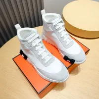 Cheap Hermes High Tops Shoes For Men #1399609 Replica Wholesale [$80.00 USD] [ITEM#1399609] on Replica Hermes High Tops Shoes