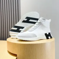 Cheap Hermes High Tops Shoes For Men #1399609 Replica Wholesale [$80.00 USD] [ITEM#1399609] on Replica Hermes High Tops Shoes