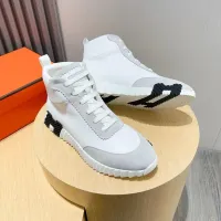 Cheap Hermes High Tops Shoes For Men #1399609 Replica Wholesale [$80.00 USD] [ITEM#1399609] on Replica Hermes High Tops Shoes
