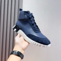 Cheap Hermes High Tops Shoes For Men #1399610 Replica Wholesale [$80.00 USD] [ITEM#1399610] on Replica Hermes High Tops Shoes