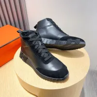 Cheap Hermes High Tops Shoes For Men #1399612 Replica Wholesale [$80.00 USD] [ITEM#1399612] on Replica Hermes High Tops Shoes