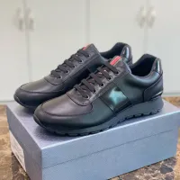 Cheap Prada Casual Shoes For Men #1399696 Replica Wholesale [$92.00 USD] [ITEM#1399696] on Replica Prada Casual Shoes