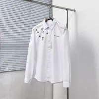 Cheap Louis Vuitton LV Shirts Long Sleeved For Men #1399711 Replica Wholesale [$64.00 USD] [ITEM#1399711] on Replica Louis Vuitton LV Shirts