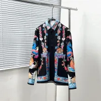 Cheap Versace Shirts Long Sleeved For Men #1399717 Replica Wholesale [$64.00 USD] [ITEM#1399717] on Replica Versace Shirts