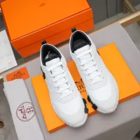 Cheap Hermes High Tops Shoes For Men #1399739 Replica Wholesale [$88.00 USD] [ITEM#1399739] on Replica Hermes High Tops Shoes
