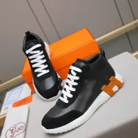 Cheap Hermes High Tops Shoes For Men #1399742 Replica Wholesale [$88.00 USD] [ITEM#1399742] on Replica Hermes High Tops Shoes