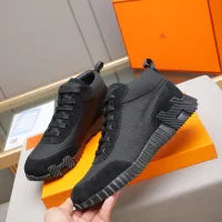 Cheap Hermes High Tops Shoes For Men #1399744 Replica Wholesale [$88.00 USD] [ITEM#1399744] on Replica Hermes High Tops Shoes