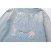 Cheap Amiri Hoodies Long Sleeved For Unisex #1399768 Replica Wholesale [$68.00 USD] [ITEM#1399768] on Replica Amiri Hoodies