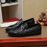 Cheap Salvatore Ferragamo Leather Shoes For Men #1399779 Replica Wholesale [$88.00 USD] [ITEM#1399779] on Replica Salvatore Ferragamo Leather Shoes