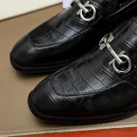 Cheap Salvatore Ferragamo Leather Shoes For Men #1399779 Replica Wholesale [$88.00 USD] [ITEM#1399779] on Replica Salvatore Ferragamo Leather Shoes