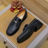 Cheap Salvatore Ferragamo Leather Shoes For Men #1399780 Replica Wholesale [$98.00 USD] [ITEM#1399780] on Replica Salvatore Ferragamo Leather Shoes