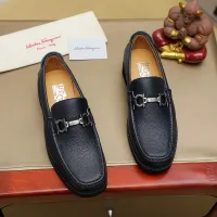 Cheap Salvatore Ferragamo Leather Shoes For Men #1399780 Replica Wholesale [$98.00 USD] [ITEM#1399780] on Replica Salvatore Ferragamo Leather Shoes