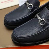 Cheap Salvatore Ferragamo Leather Shoes For Men #1399780 Replica Wholesale [$98.00 USD] [ITEM#1399780] on Replica Salvatore Ferragamo Leather Shoes