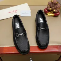 Cheap Salvatore Ferragamo Leather Shoes For Men #1399781 Replica Wholesale [$98.00 USD] [ITEM#1399781] on Replica Salvatore Ferragamo Leather Shoes