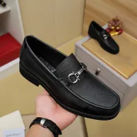 Cheap Salvatore Ferragamo Leather Shoes For Men #1399781 Replica Wholesale [$98.00 USD] [ITEM#1399781] on Replica Salvatore Ferragamo Leather Shoes