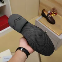 Cheap Salvatore Ferragamo Leather Shoes For Men #1399784 Replica Wholesale [$98.00 USD] [ITEM#1399784] on Replica Salvatore Ferragamo Leather Shoes