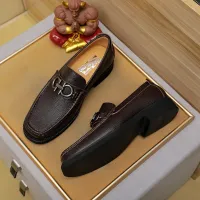 Cheap Salvatore Ferragamo Leather Shoes For Men #1399785 Replica Wholesale [$98.00 USD] [ITEM#1399785] on Replica Salvatore Ferragamo Leather Shoes
