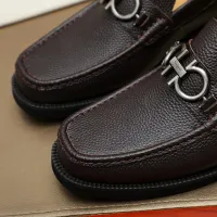Cheap Salvatore Ferragamo Leather Shoes For Men #1399785 Replica Wholesale [$98.00 USD] [ITEM#1399785] on Replica Salvatore Ferragamo Leather Shoes