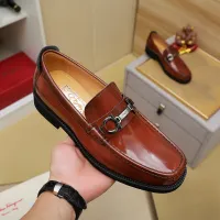Cheap Salvatore Ferragamo Leather Shoes For Men #1399786 Replica Wholesale [$98.00 USD] [ITEM#1399786] on Replica Salvatore Ferragamo Leather Shoes