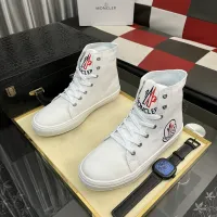 Cheap Moncler High Tops Shoes For Men #1399820 Replica Wholesale [$85.00 USD] [ITEM#1399820] on Replica Moncler High Tops Shoes