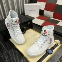 Cheap Moncler High Tops Shoes For Men #1399820 Replica Wholesale [$85.00 USD] [ITEM#1399820] on Replica Moncler High Tops Shoes