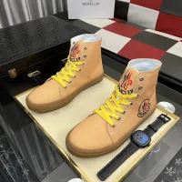 Cheap Moncler High Tops Shoes For Men #1399821 Replica Wholesale [$85.00 USD] [ITEM#1399821] on Replica Moncler High Tops Shoes