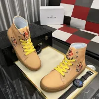 Cheap Moncler High Tops Shoes For Men #1399821 Replica Wholesale [$85.00 USD] [ITEM#1399821] on Replica Moncler High Tops Shoes