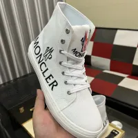 Cheap Moncler High Tops Shoes For Men #1399824 Replica Wholesale [$85.00 USD] [ITEM#1399824] on Replica Moncler High Tops Shoes